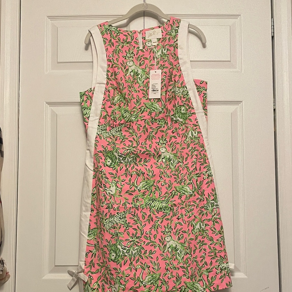 Lilly Pulitzer Pink and Green Floral Dress